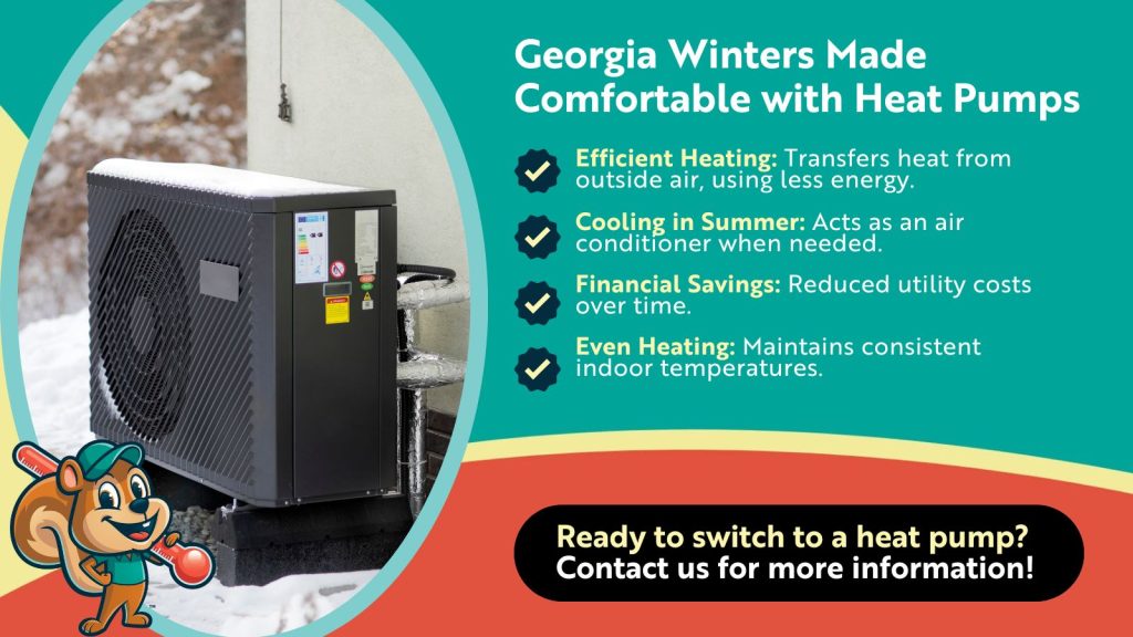 Whether you're considering switching to a heat pump or just want to learn more, here’s everything you need to know about how they work, why they’re a great fit for Georgia winters, and why they might just be the smartest investment for your home.